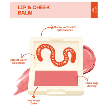 Lip & Cheek Balm - Pembe Dudak ve Yanak Balmı: Sunflower 202