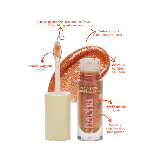 Chili Shine Plumping Gloss 11 - Dolgunlaştırıcı Dudak Parlatıcısı  - Cosmos
